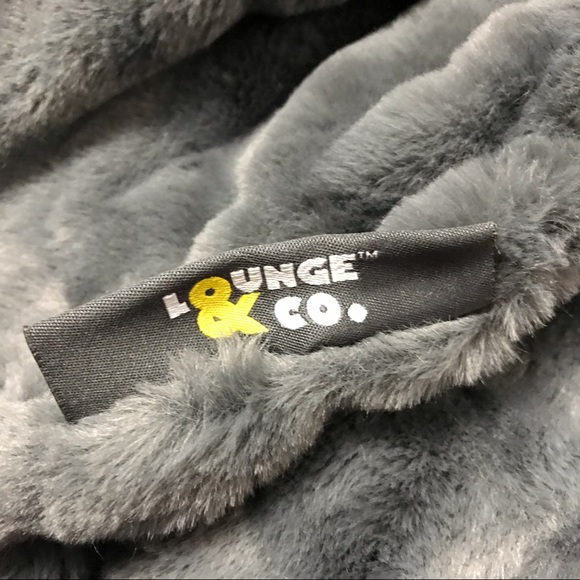 Lounge & Co | Accents | Lounge Co Jumbo Lounger Cover Bean Bag Gray
